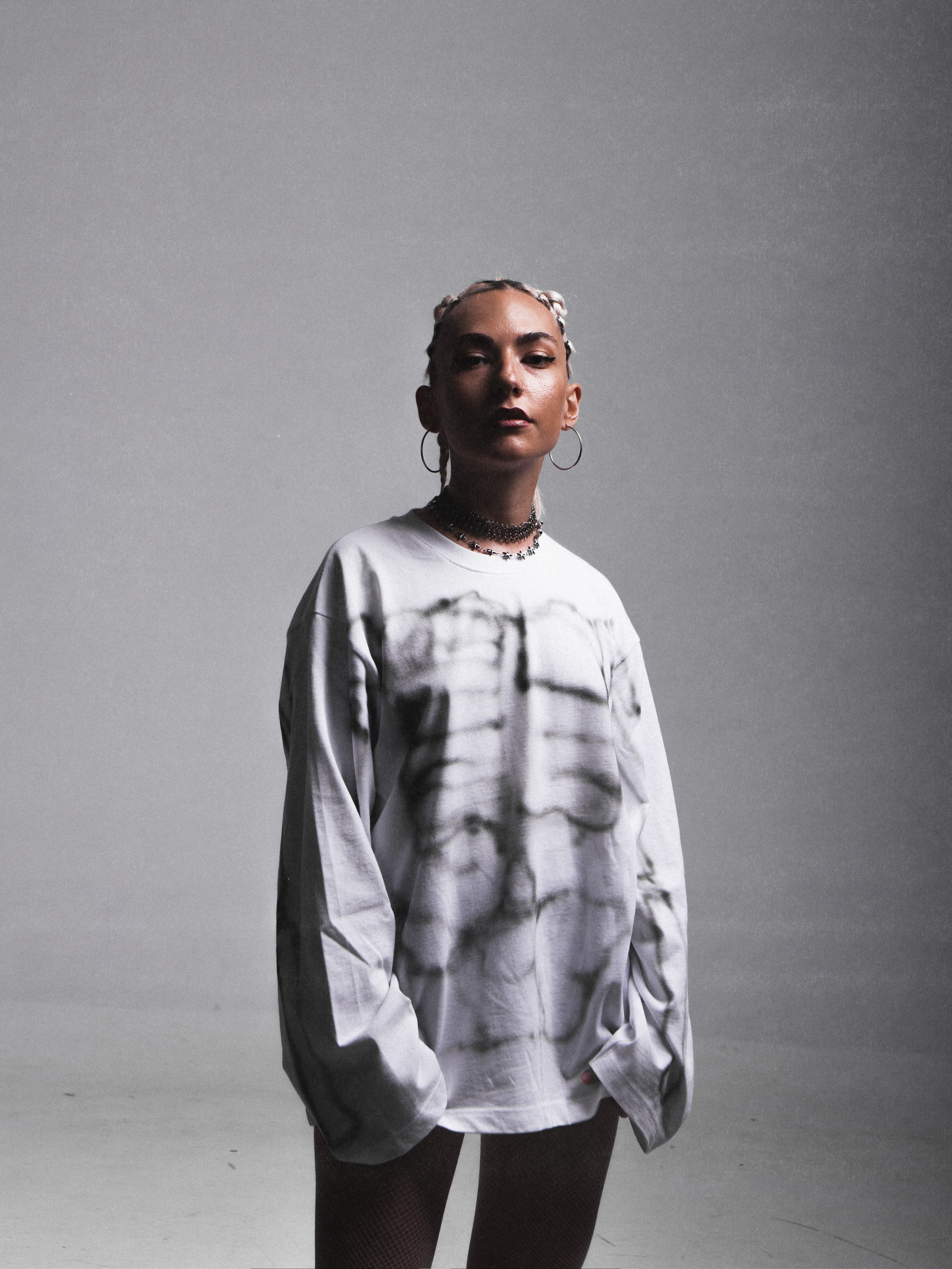 White Skull Longsleeve