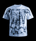 WHITE SKULL TEE